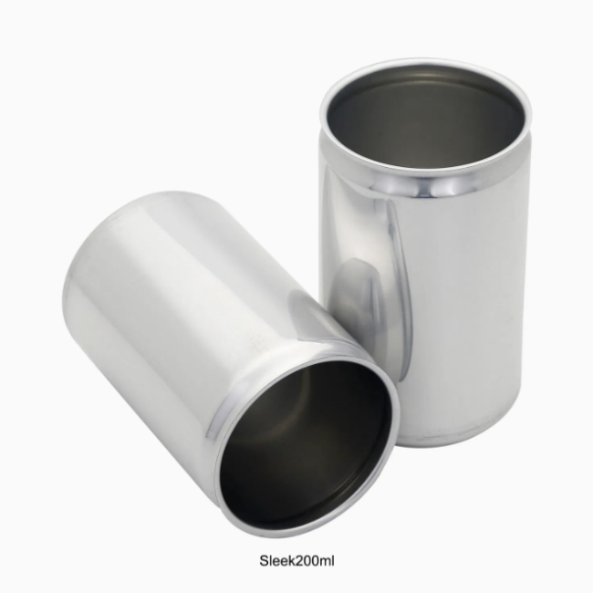 Sleek 250ml Aluminum Sodas/Beer/Beverage/Coffee/Juice Can with 202 Dia Sot/Rpt